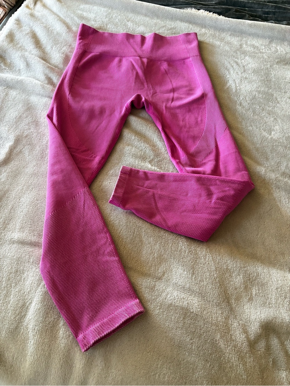 JoyLab Pink Ribbed Compression Leggings